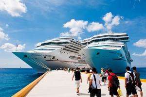 10441403_xl-Two tourist cruise liners in the port of Mexico
