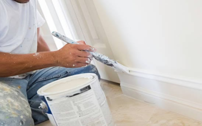 How Do Professional House Painters Create Clean Edges Around Interior Stone Features?